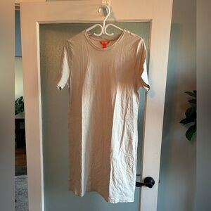Joe Fresh Light Beige T-Shirt Dress